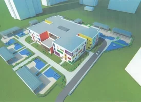 Экспериментальный многофункциональный комплекс "Минск-Мир". Детское дошкольное учреждение с бассейном на 230 мест в квартале №26