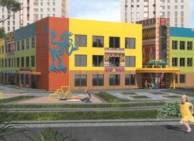 Экспериментальный многофункциональный комплекс «Минск-Мир». Детское дошкольное учреждение (с бассейном) в квартале № 9