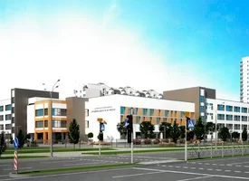 Средняя общеобразовательная школа на 1020 учащихся № 58 по генплану в микрорайоне Каменная Горка-1