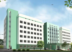 Строительство многопрофильной поликлиники в квартале улиц: К.Либкнехта – Хмелевского – Р.Люксембург – Лермонтова