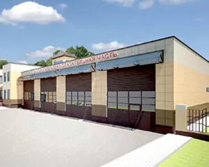 Пажарнае дэпо ў жылым раёне «Лошыца»